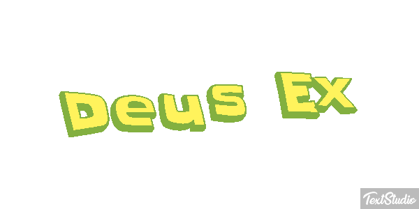 Deus Ex Text effect