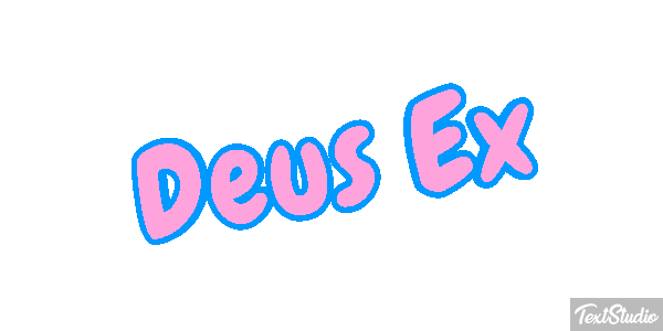 Deus Ex Text effect