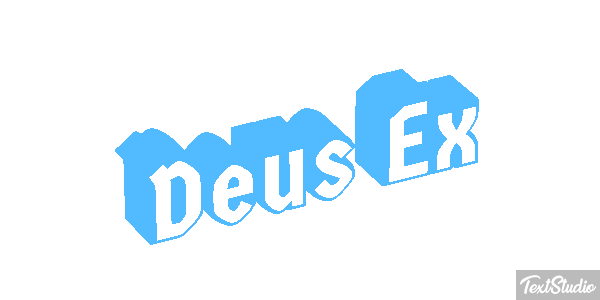 Deus Ex Text effect