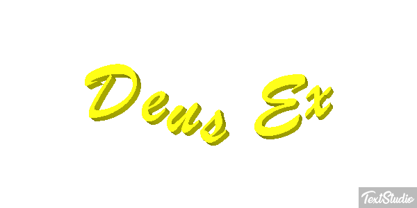 Deus Ex Text effect