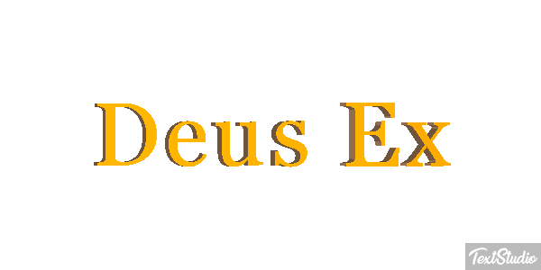 Deus Ex Text effect