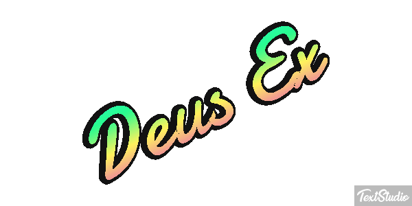 Deus Ex Text effect