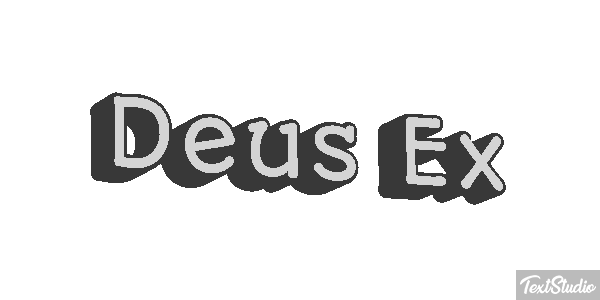 Deus Ex Text effect