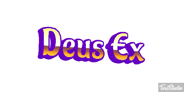 Deus Ex Text effect