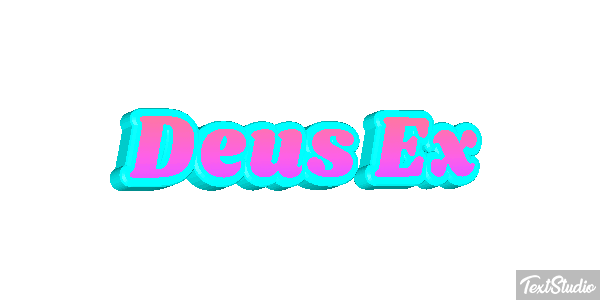 Deus Ex Text effect