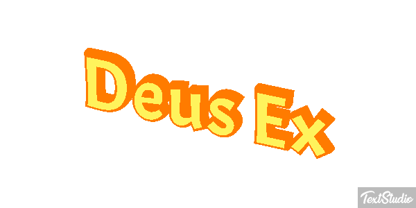 Deus Ex Text effect
