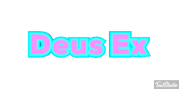 Deus Ex Text effect