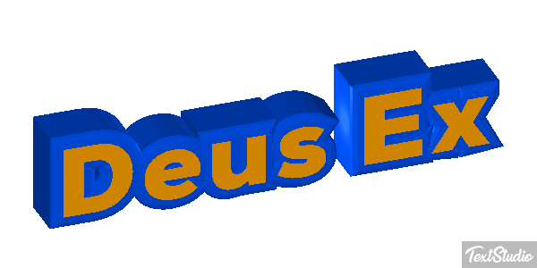 Deus Ex Text effect