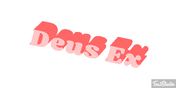 Deus Ex Text effect