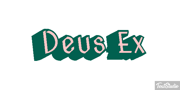 Deus Ex Text effect