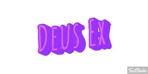 Deus Ex Text effect