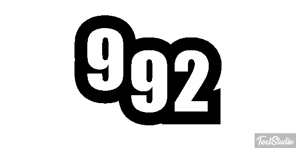 992 テキスト効果
