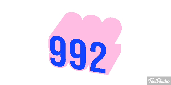 992 テキスト効果