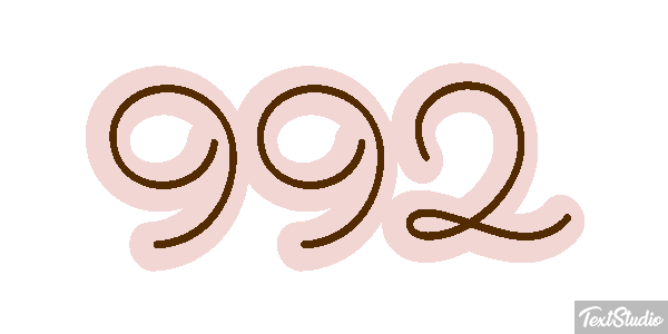 992 テキスト効果