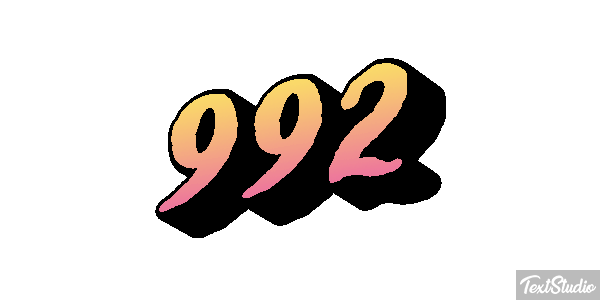 992 テキスト効果