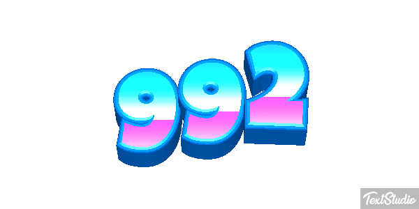992 テキスト効果