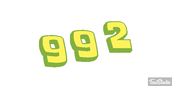992 テキスト効果