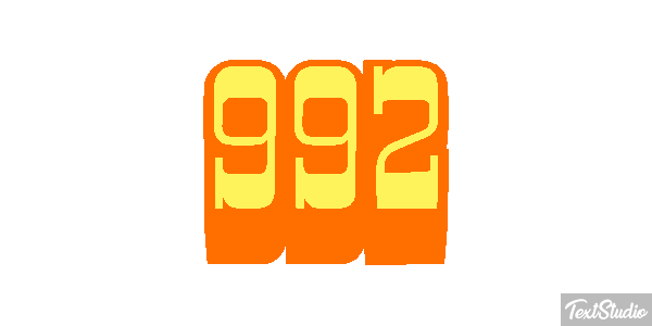 992 テキスト効果