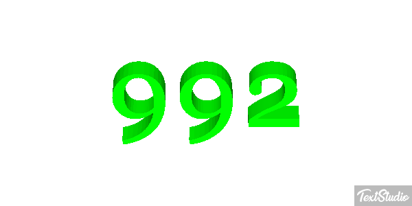 992 テキスト効果