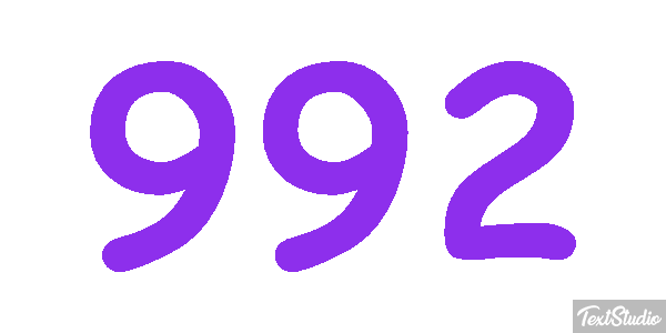 992 テキスト効果