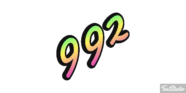 992 テキスト効果