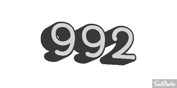 992 テキスト効果