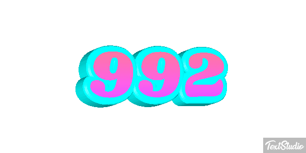 992 テキスト効果