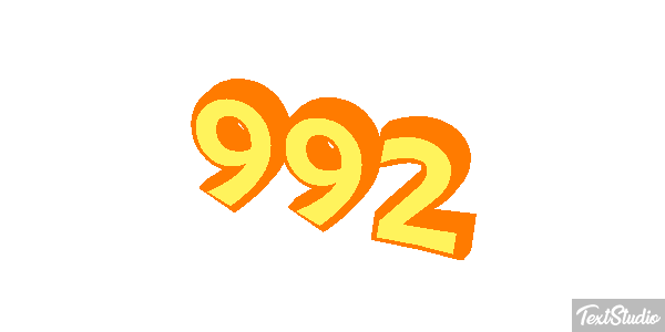992 テキスト効果