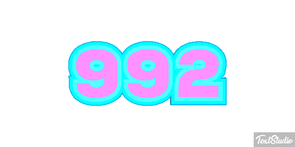 992 テキスト効果