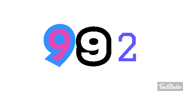 992 テキスト効果