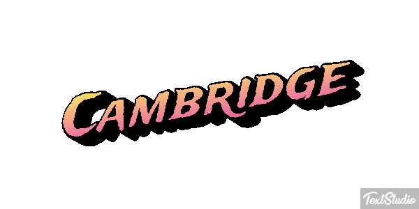 Cambridge Text effect