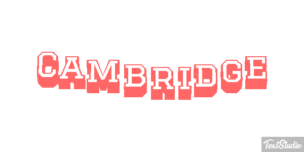 Cambridge Text effect