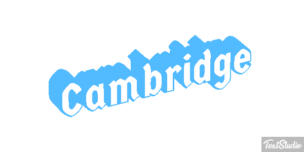Cambridge Text effect