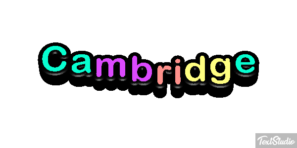 Cambridge Text effect