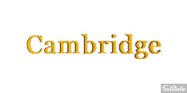 Cambridge Text effect