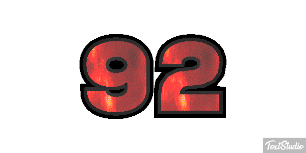 92 Tekst effect