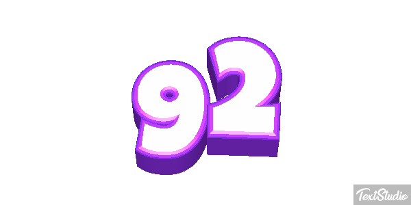 92 Tekst effect
