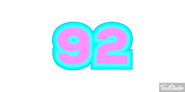 92 Tekst effect