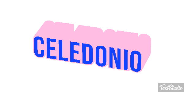Celedonio Efecto de texto