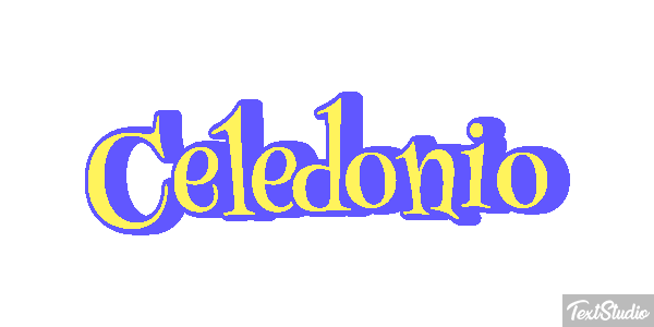 Celedonio Efecto de texto
