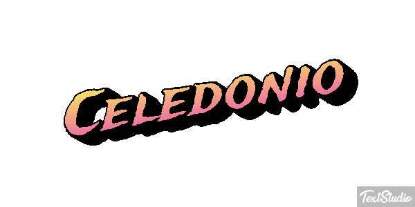 Celedonio Efecto de texto