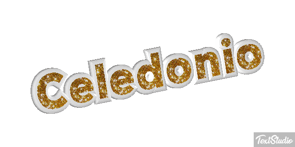 Celedonio Efecto de texto