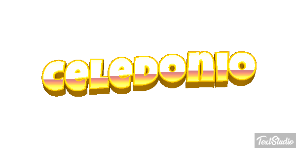 Celedonio Efecto de texto