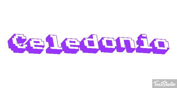 Celedonio Efecto de texto