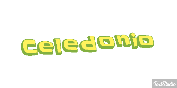 Celedonio Efecto de texto