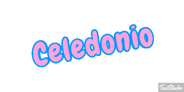 Celedonio Efecto de texto