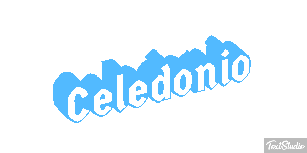 Celedonio Efecto de texto