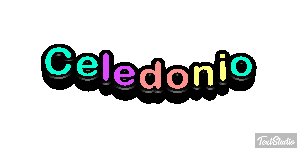 Celedonio Efecto de texto