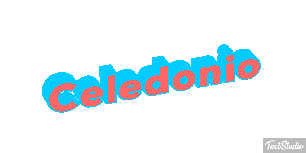 Celedonio Efecto de texto