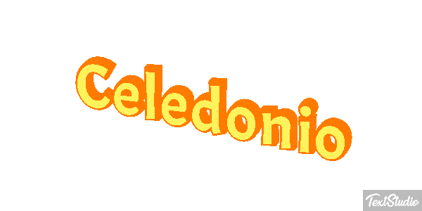 Celedonio Efecto de texto